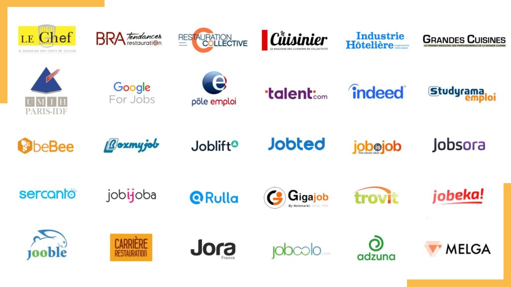 Logos des entreprises partenaires des Cookorico